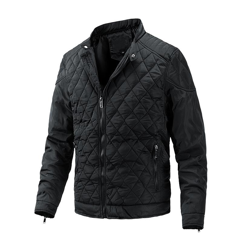 Men's Diamond Quilted Stand Collar Jacket 9261091160248