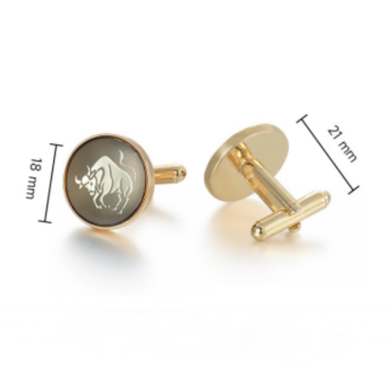 Men's Classic Business Suit Shirt Copper Cufflinks 9879140827320