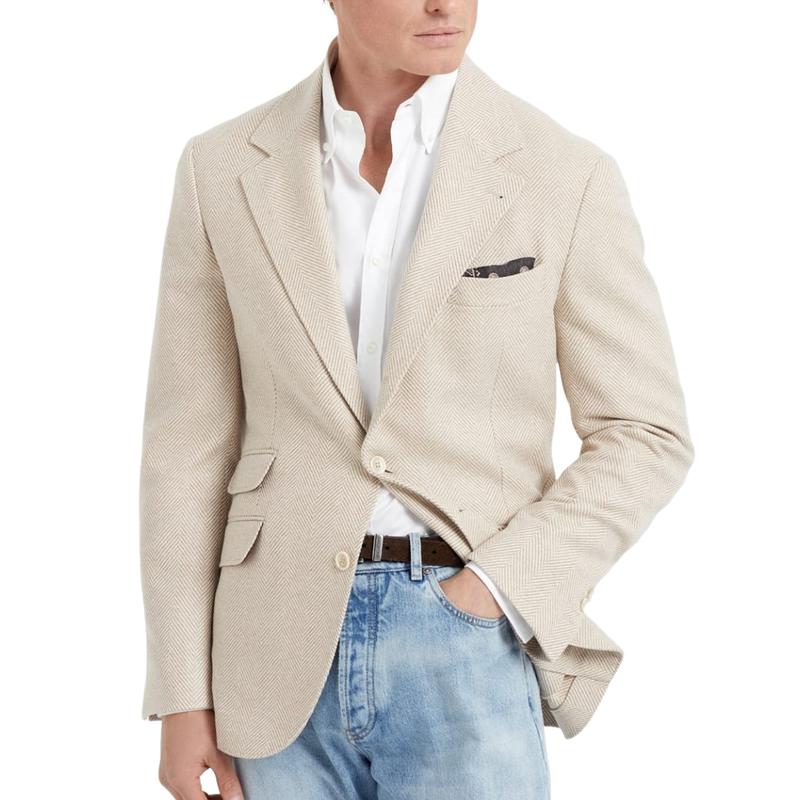 Men's Versatile Herringbone Blazer 9877927264440