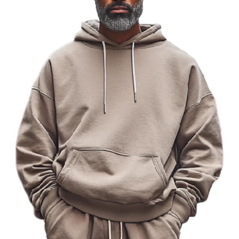 Men's Outdoor Leisure Hoodie and Casual Pants Two-piece Set 9274150256824