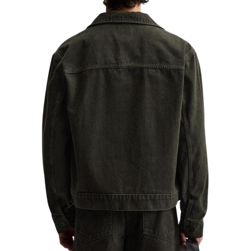 Men's Vintage Stand Collar Denim Jacket 9885321101496