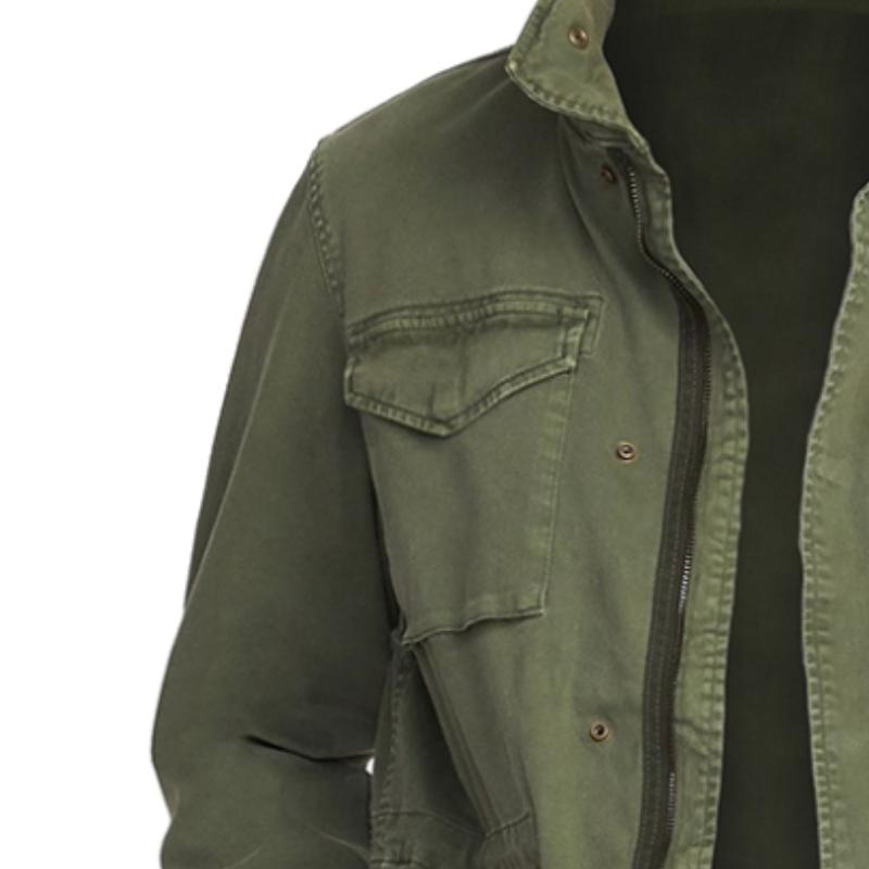 Men's Retro Casual Field Multi-Pocket Work Jacket 9261081395384