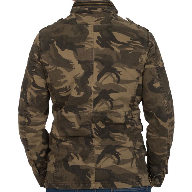 Men's Casual Stand Collar Camouflage Work Jacket 9885321068728