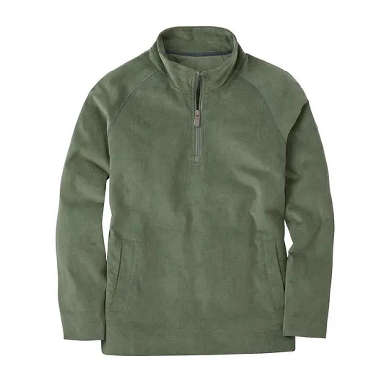 Men's Fashion Solid Color Stand Collar Raglan Sleeve Casual Sweatshirt 9886818926776