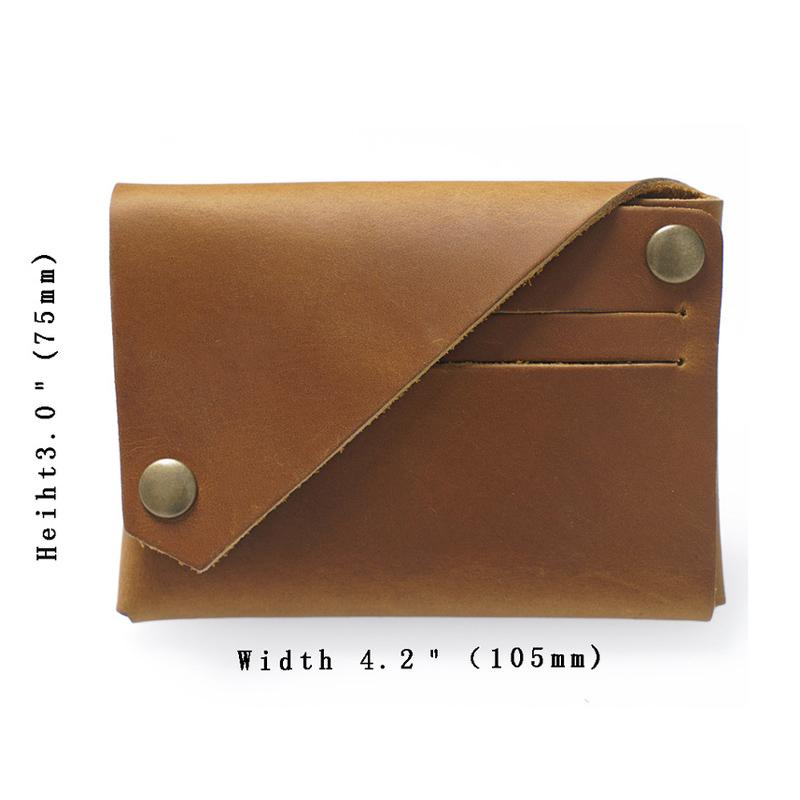 Men's Vintage Distressed Leather Wallet 9886817321144