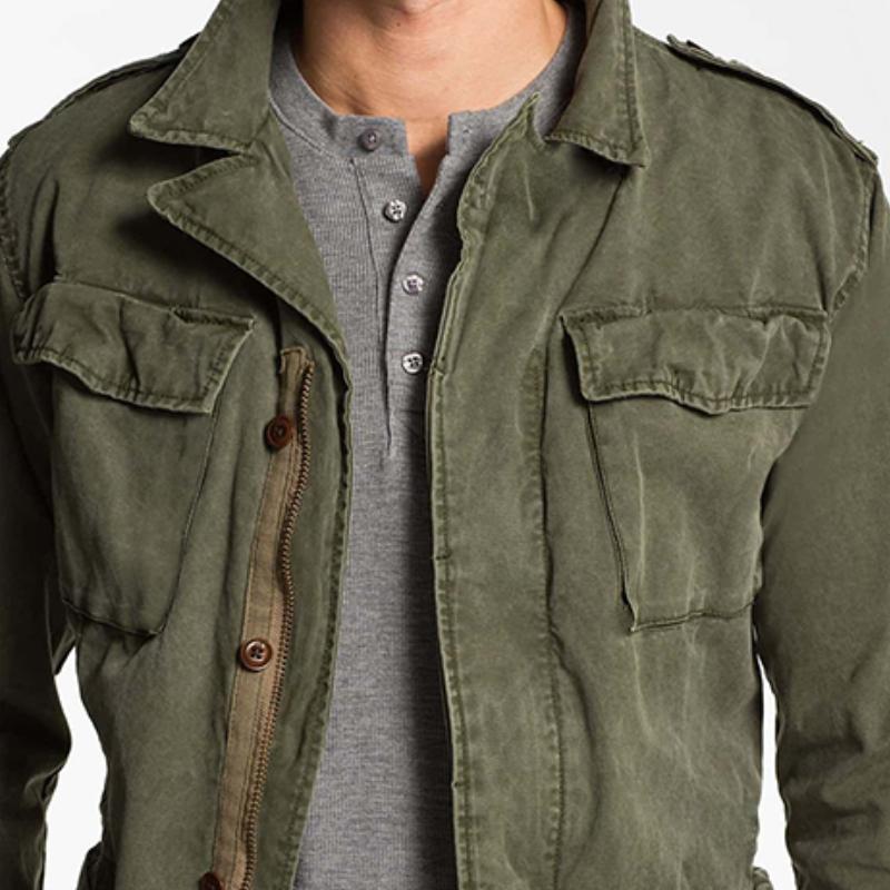 Men's Vintage Casual Workwear Field Jacket 9261077627064