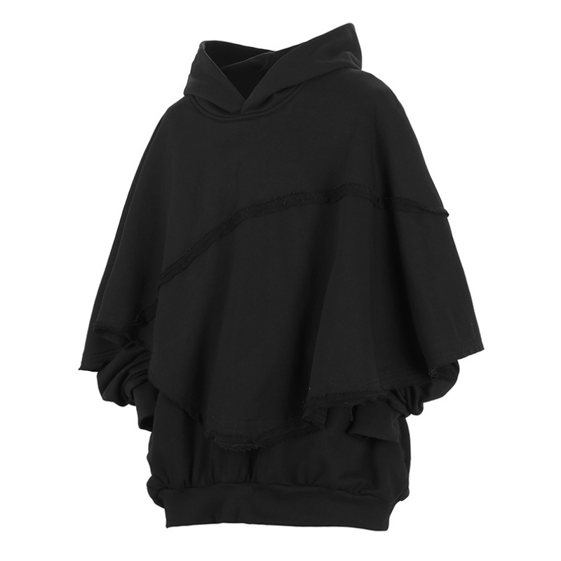 Men's Casual Trend Cotton Blended Patchwork Long Sleeve Hoodie 9909012562104