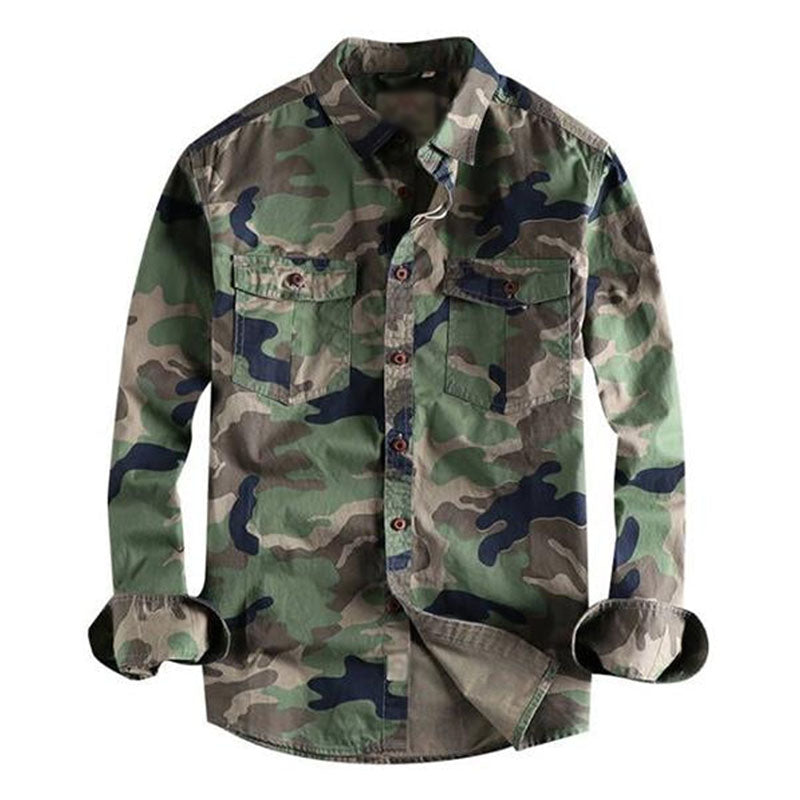 MEN'S WASHED CAMO CARGO SHIRT 9261778043064
