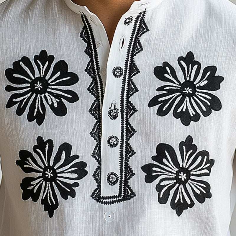Men's Summer Fashion Comfortable Printed Short Sleeve T-shirt 9954875343032