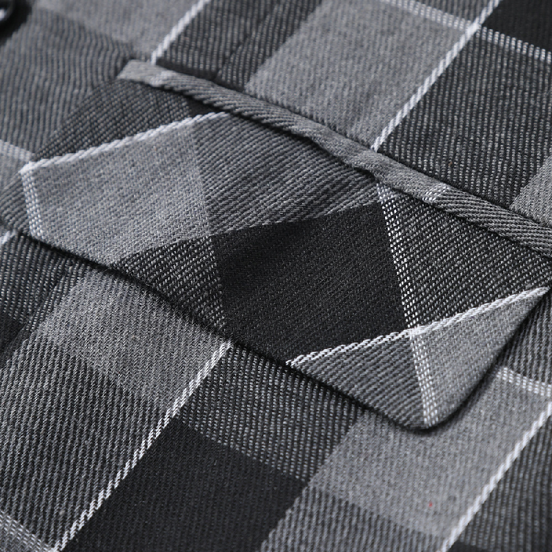 Men's Vintage Checkered Lapel Double-breasted Vest (shirt Not Included) 9906104172728