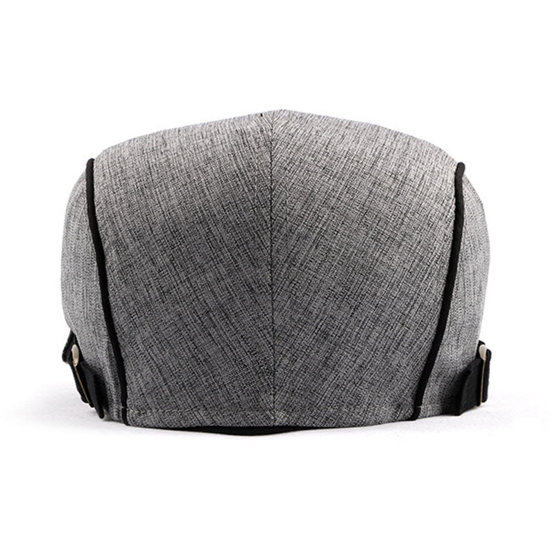 Men's Casual Cotton Breathable Colorblock Trim Beret 9893976441016