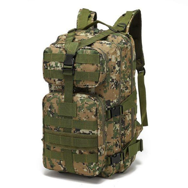 OUTDOOR-RUCKSACK AUS CANVAS MIT GROSSEM KAPAZITÄTSVERMÖGEN UND MULTIFUNKTION