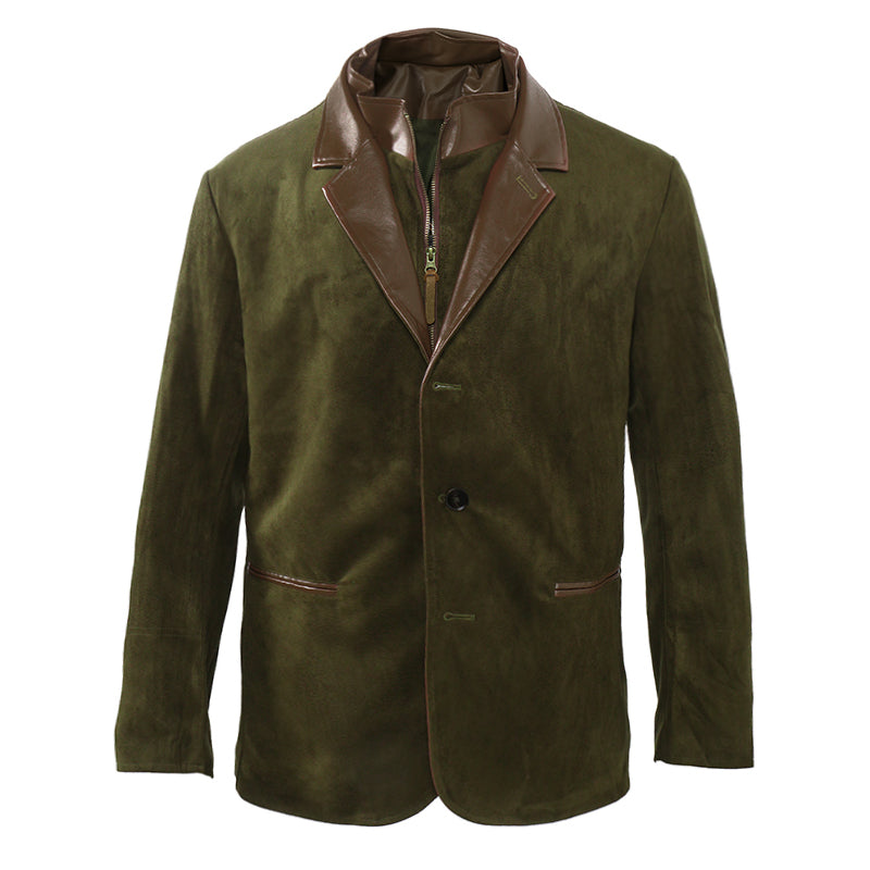 Men's Autumn Vintage Buckskin Jacket 9928622866616