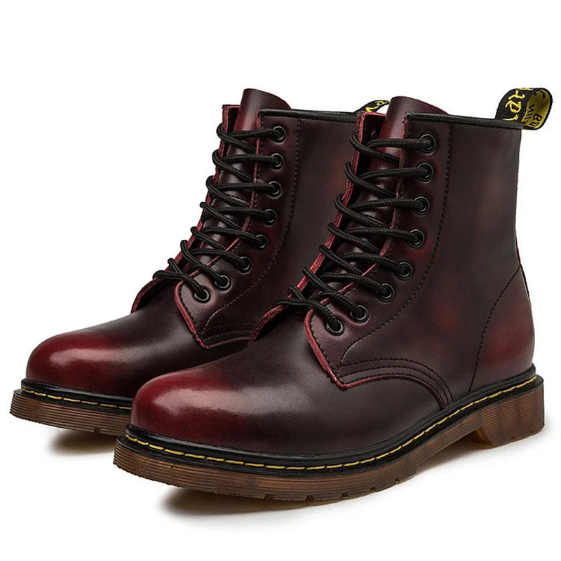 Men's Classic Leather Utility High-Top British Martin Boots 9891527033016
