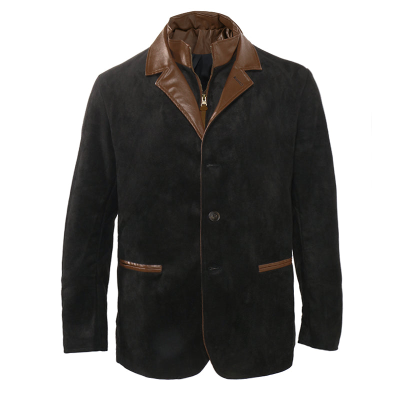 Men's Autumn Vintage Buckskin Jacket 9928622866616