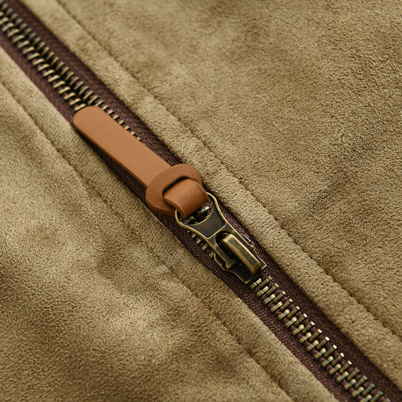 Men's Autumn Vintage Buckskin Jacket 9928622866616