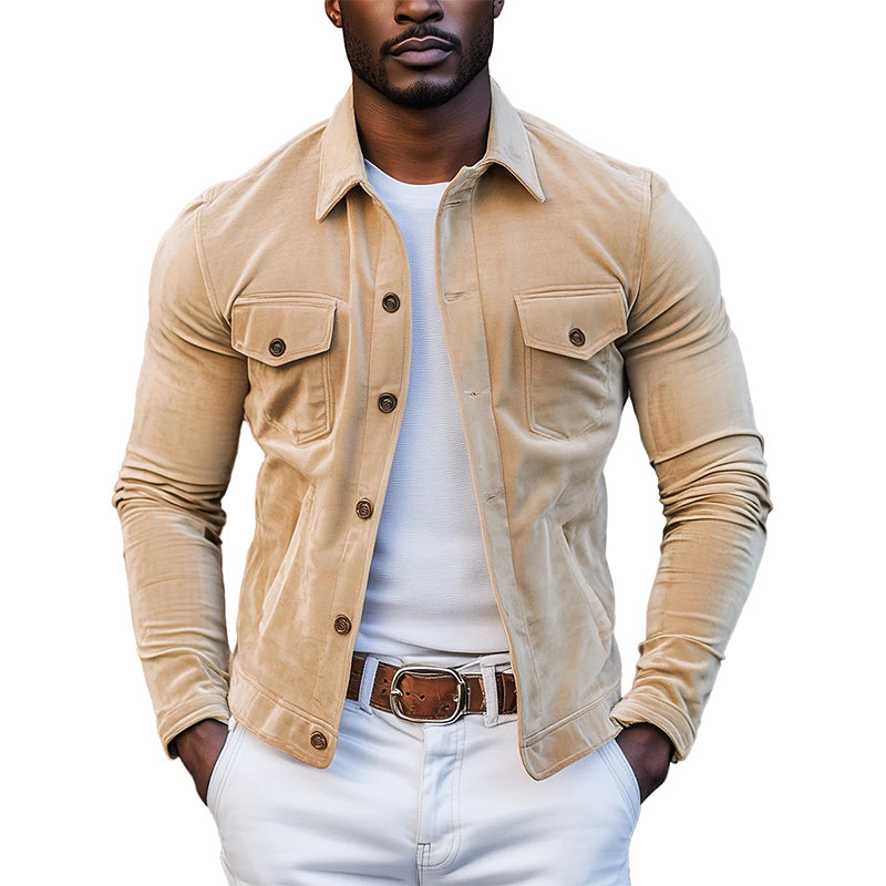 Men's High Quality Suede Jacket 9904640295096