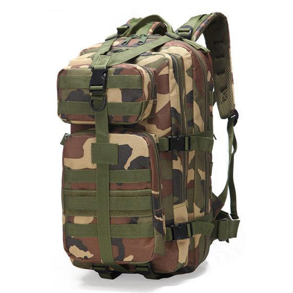 OUTDOOR-RUCKSACK AUS CANVAS MIT GROSSEM KAPAZITÄTSVERMÖGEN UND MULTIFUNKTION