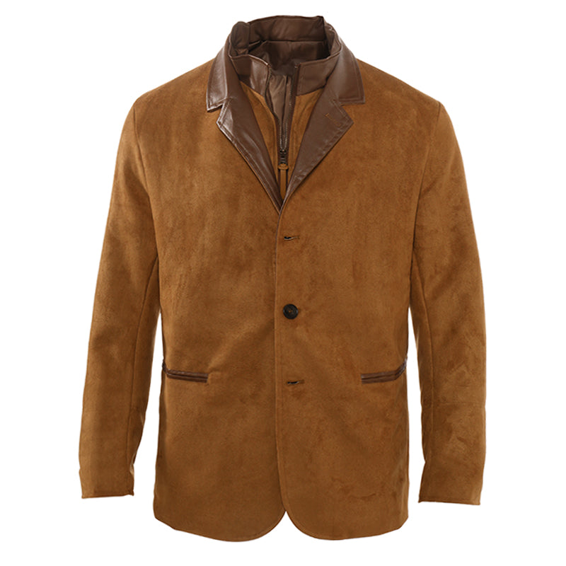 Men's Autumn Vintage Buckskin Jacket 9928622866616