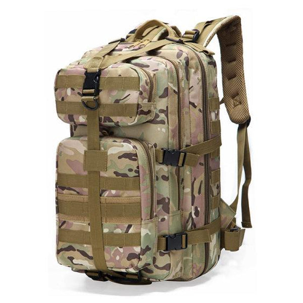 OUTDOOR-RUCKSACK AUS CANVAS MIT GROSSEM KAPAZITÄTSVERMÖGEN UND MULTIFUNKTION