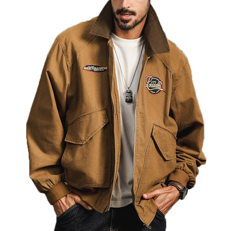 Men's Retro Multi-pocket Work 9879610851512