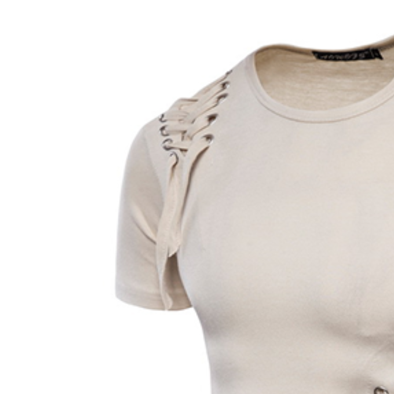 Men's Casual Design Slim Round Neck Cotton Short-sleeved T-shirt 9901326762168