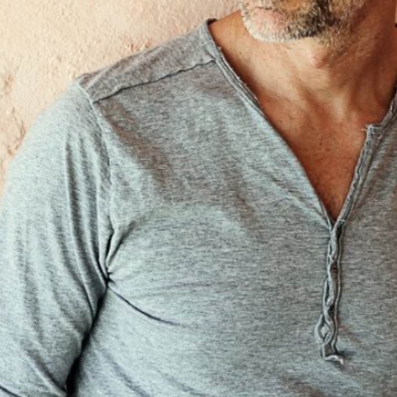 Men's Vintage Casual Henley Collar Long Sleeve T-Shirt 9891527753912