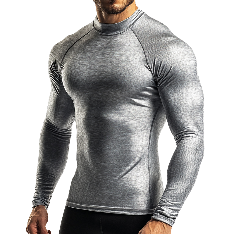 Men's Retro Casual Round Neck Slim Fit Long Sleeve T-Shirt 9893975359672
