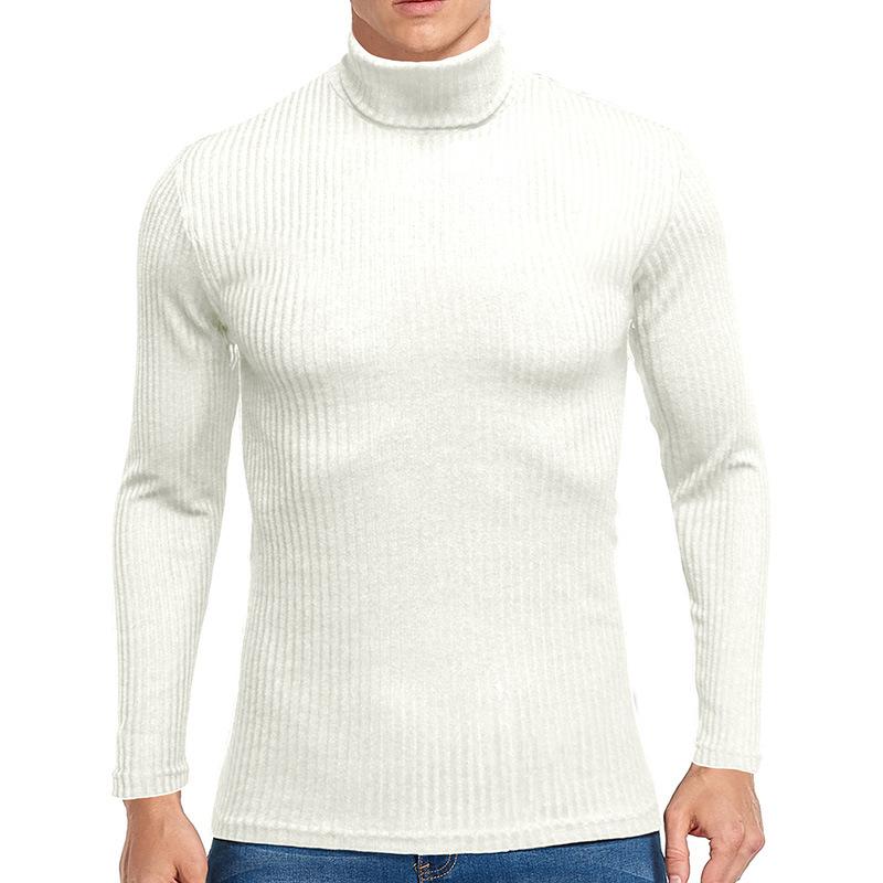 Men's Solid Color Turtleneck Sweater 9262181187768