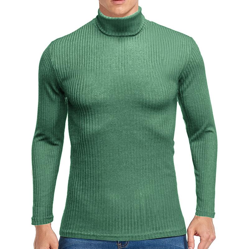 Men's Solid Color Turtleneck Sweater 9262181187768