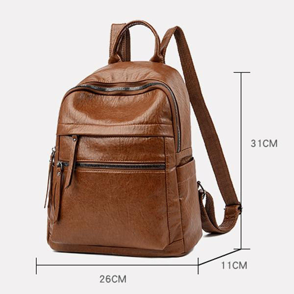 RUCKSACK AUS WEICHEM VINTAGE-LEDER 14956620X