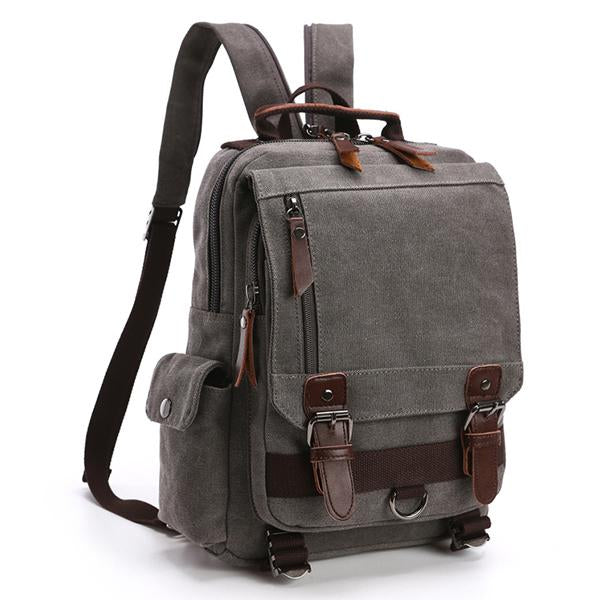 LÄSSIGER CANVAS OUTDOOR-REISERUCKSACK 52963602M