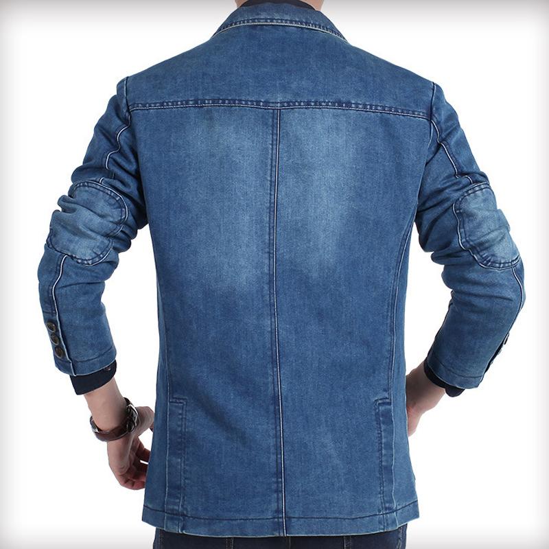 Men's Vintage Denim Blazer 9261087424696