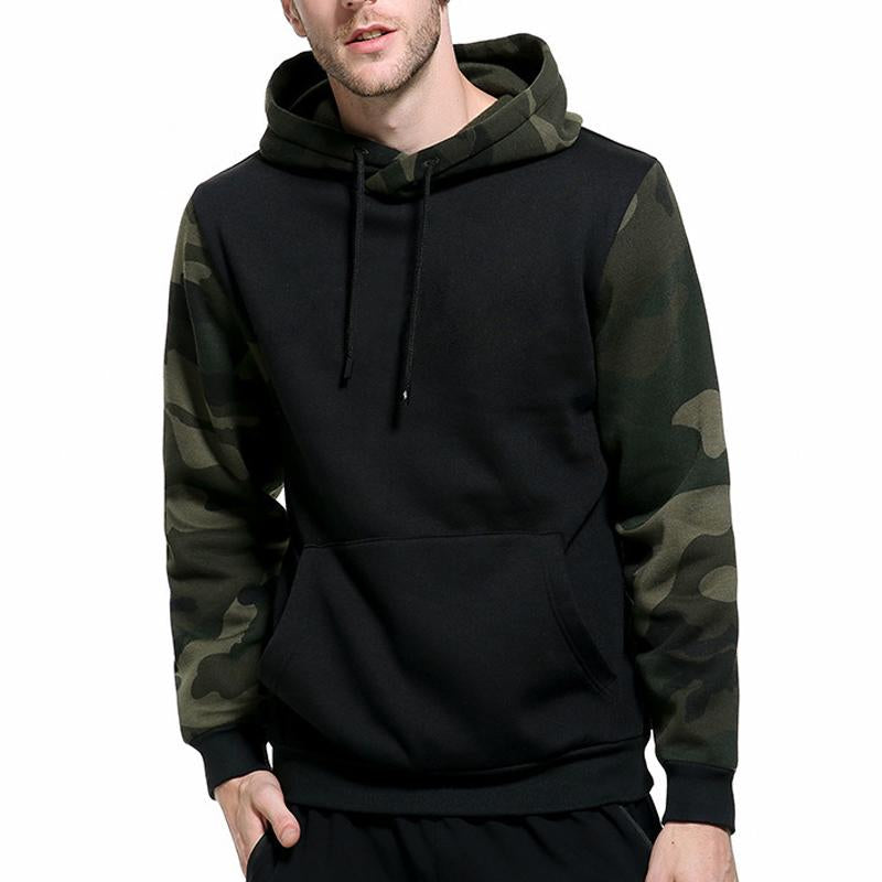 Men's Colorblock Camouflage Hoodie 9271924195512