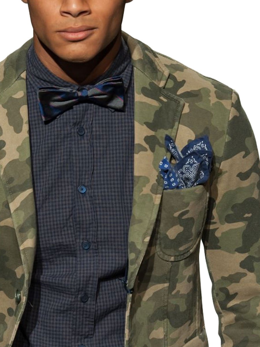 Men's Multi-Pocket Casual Camo Blazer 9888734871736