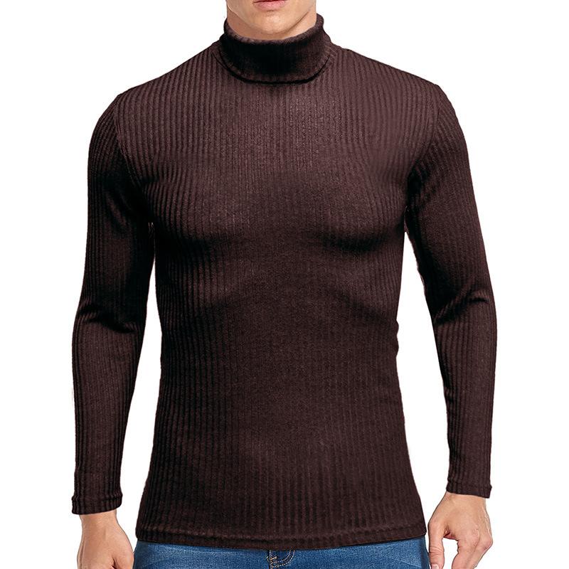 Men's Solid Color Turtleneck Sweater 9262181187768