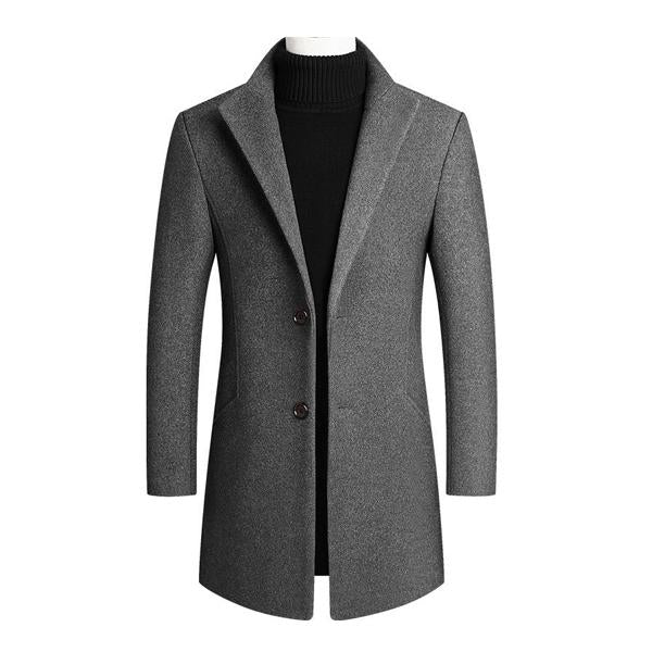 Men's Solid Color Long Lapel Blazer 9261101220024