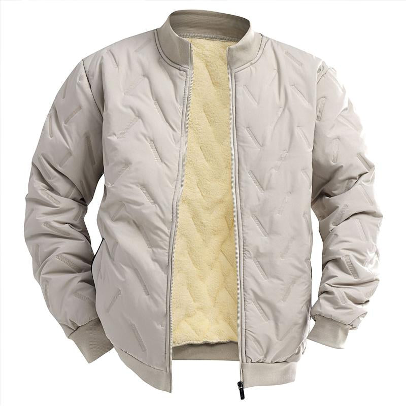 Men's Fleece Thickened Stand Collar Jacket 9261095026872