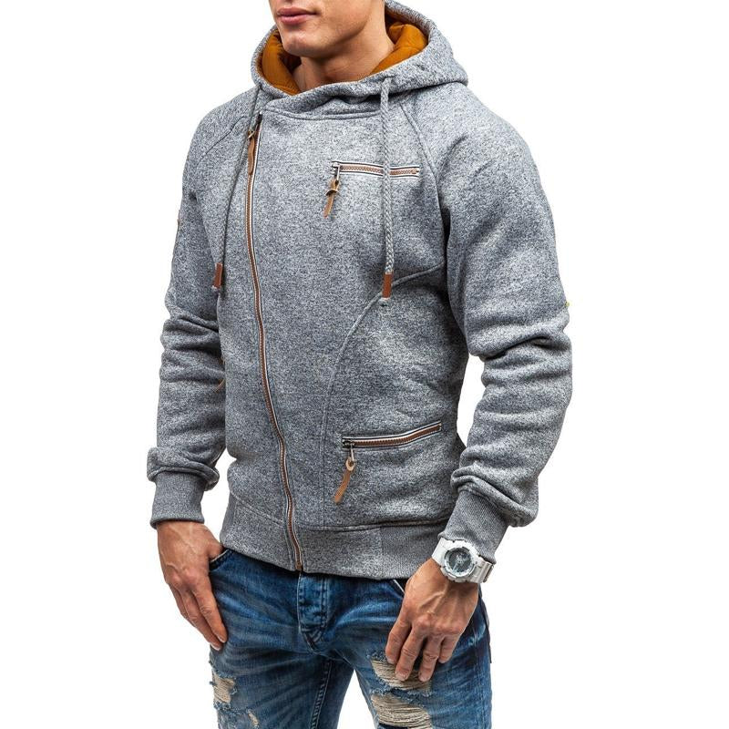 Men's Side Zip Pocket Hoodie Jackets 9261081952440