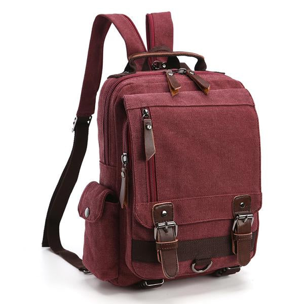 LÄSSIGER CANVAS OUTDOOR-REISERUCKSACK 52963602M