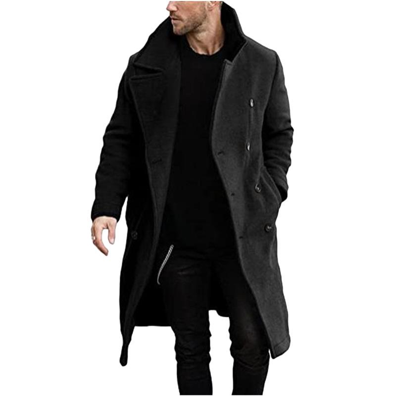Men's Simple Solid Color Lapel Jacket 9261101646008