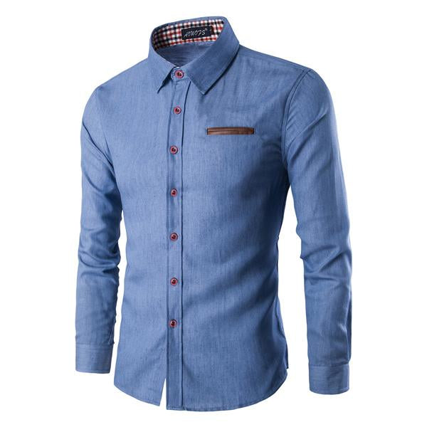 MEN'S POCKET DENIM SHIRT 9261791707320