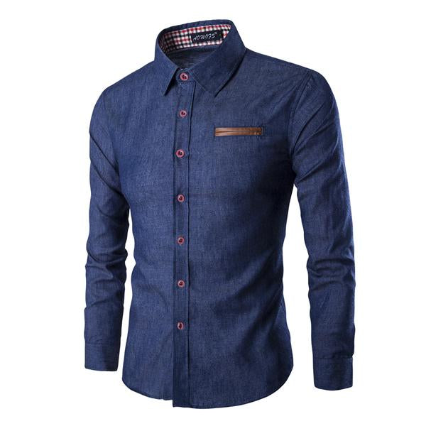 MEN'S POCKET DENIM SHIRT 9261791707320