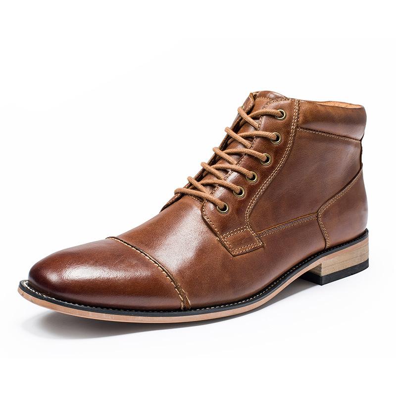 MEN'S VINTAGE LACE UP ANKLE BOOTS 9261847511224