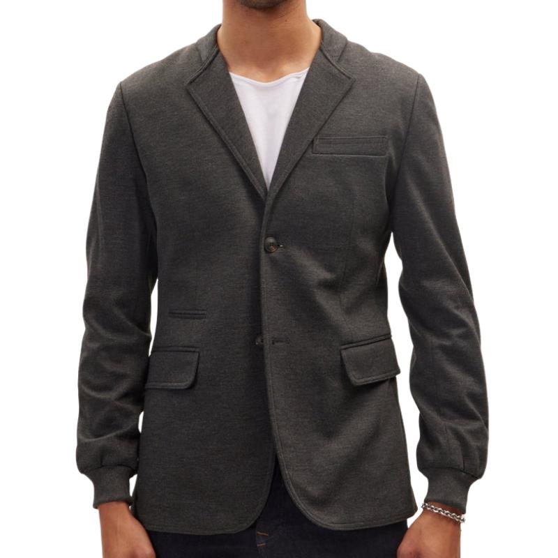 Men's Casual Thin Lapel Two-button Blazer 9885322215608