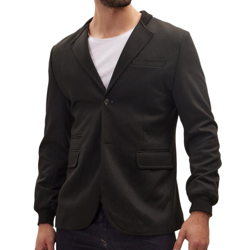 Men's Casual Thin Lapel Two-button Blazer 9885322215608