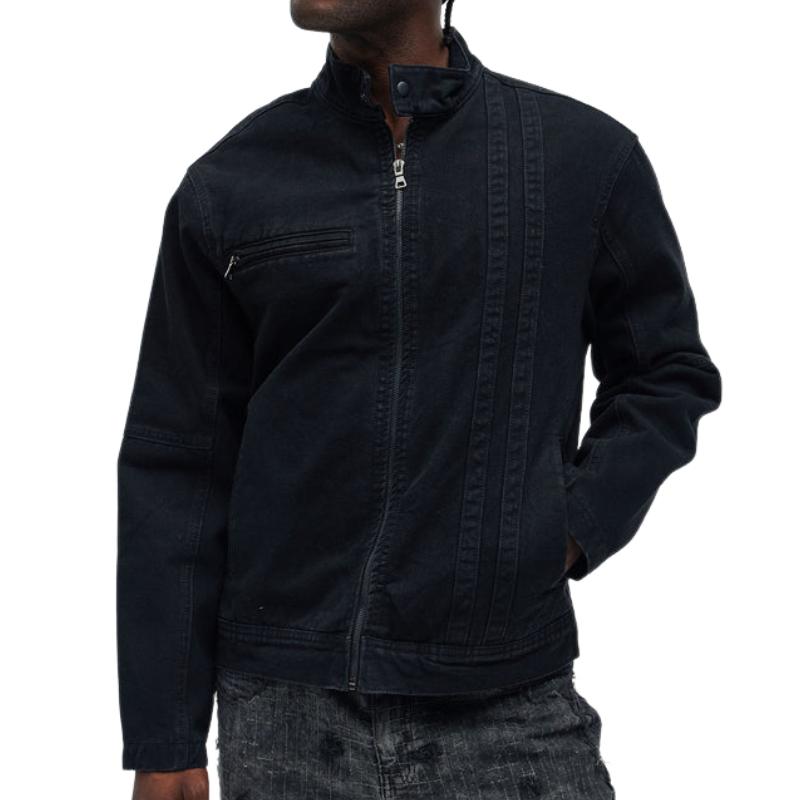 Men's Classic Stand Collar Denim Jacket 9885321199800