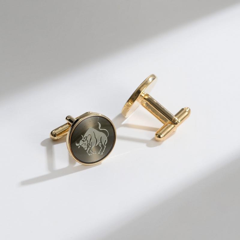Men's Classic Business Suit Shirt Copper Cufflinks 9879140827320