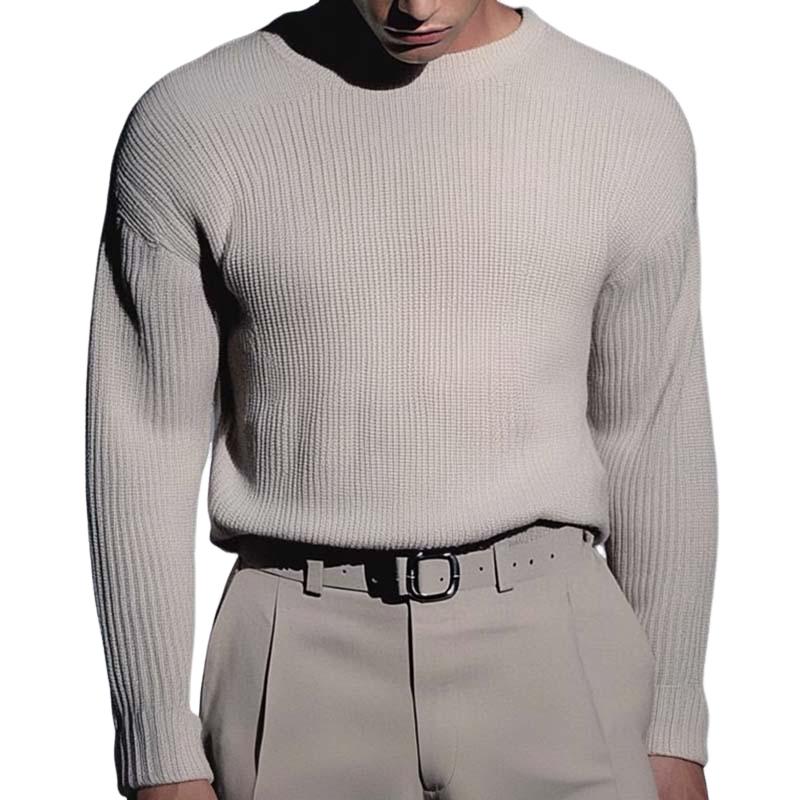 Men's Classic Casual Comfort Crew Neck Sweater 9262184300728