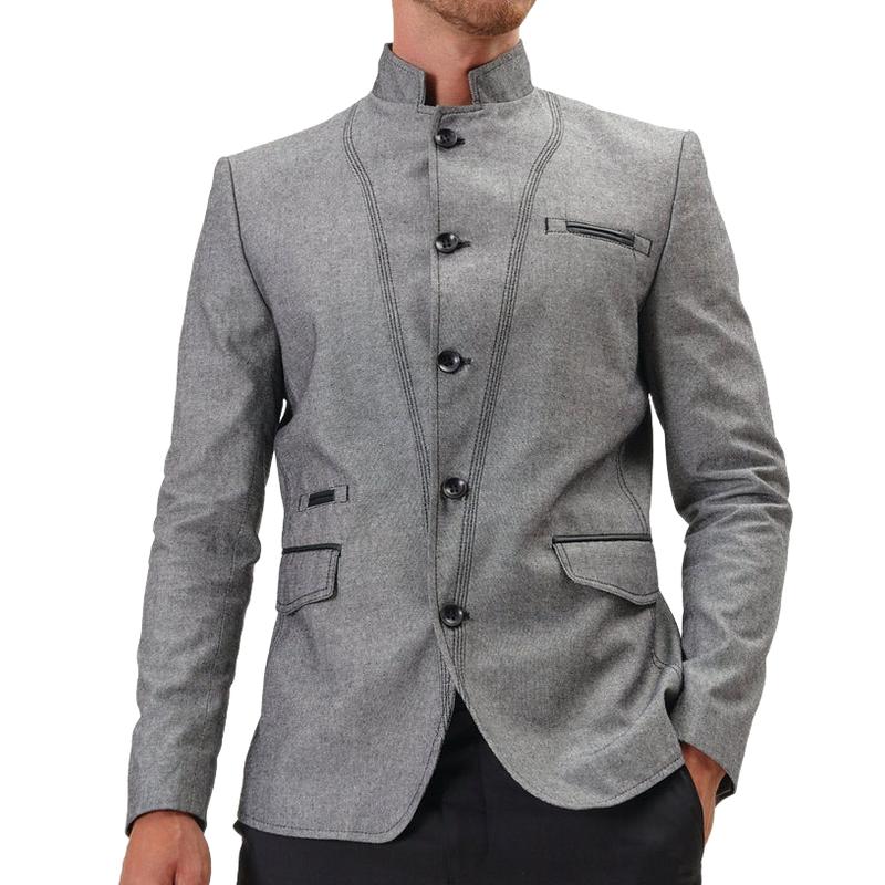 Men's Casual Trendy Single Breasted Blazer 9885322117304